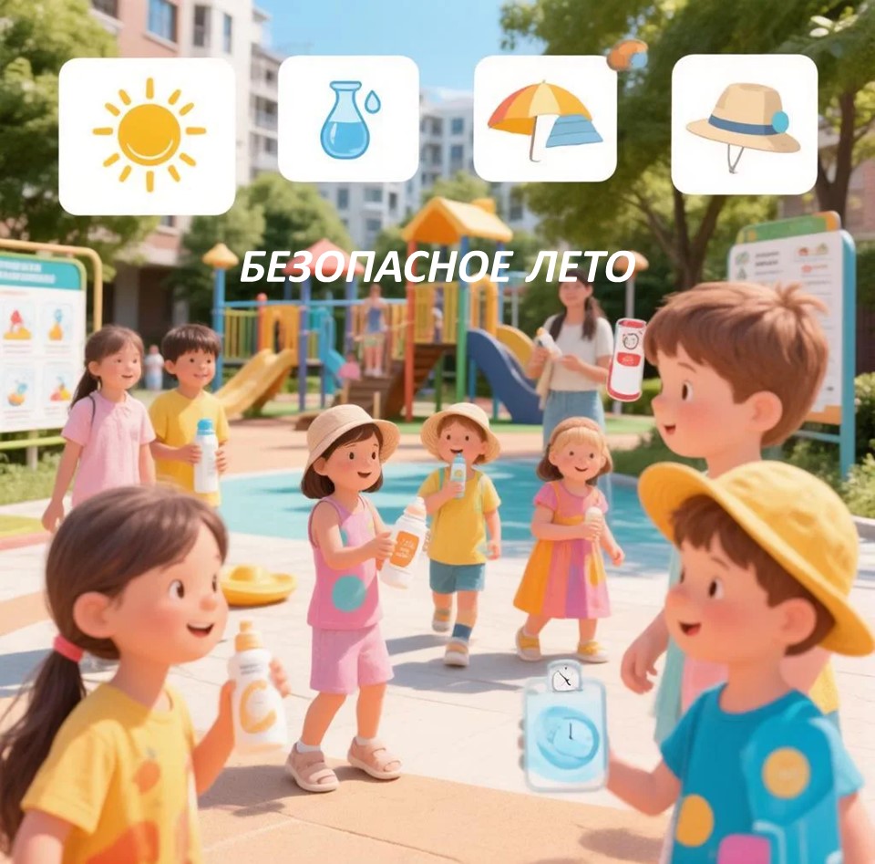 Безопасное лето картинка